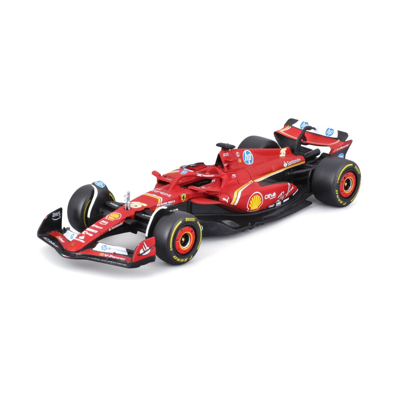 *18-36844L Bburago Formula Racing F1 Ferrari SF-24 #16 Leclerc - 1:43