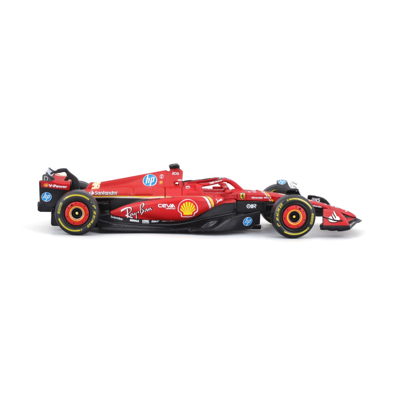 *18-36844L Bburago Formula Racing F1 Ferrari SF-24 #16 Leclerc - 1:43