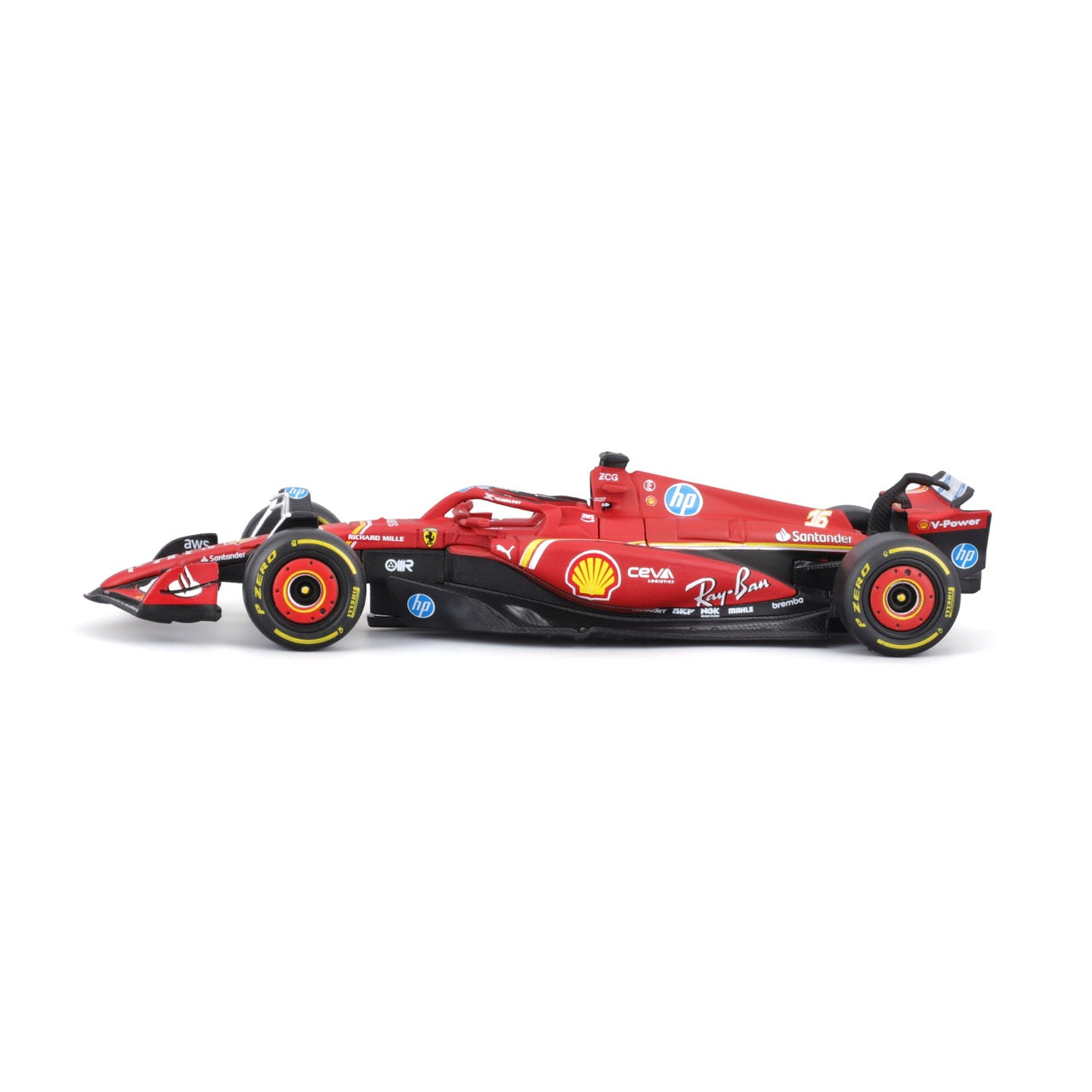*18-36844L Bburago Formula Racing F1 Ferrari SF-24 #16 Leclerc - 1:43