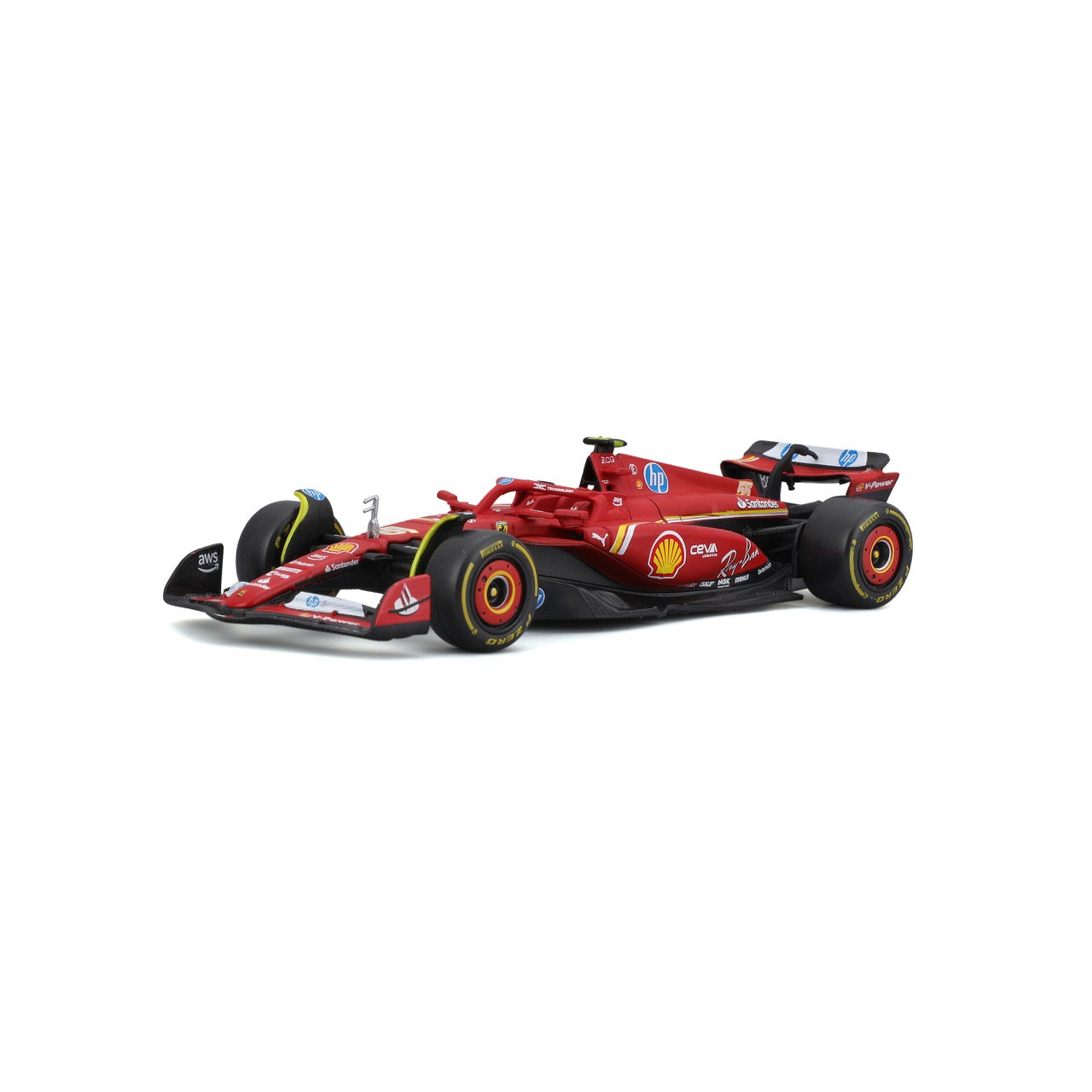 18-36844S Bburago Formula Racing F1  Ferrari SF-24 #55 Sainz - 1:43
