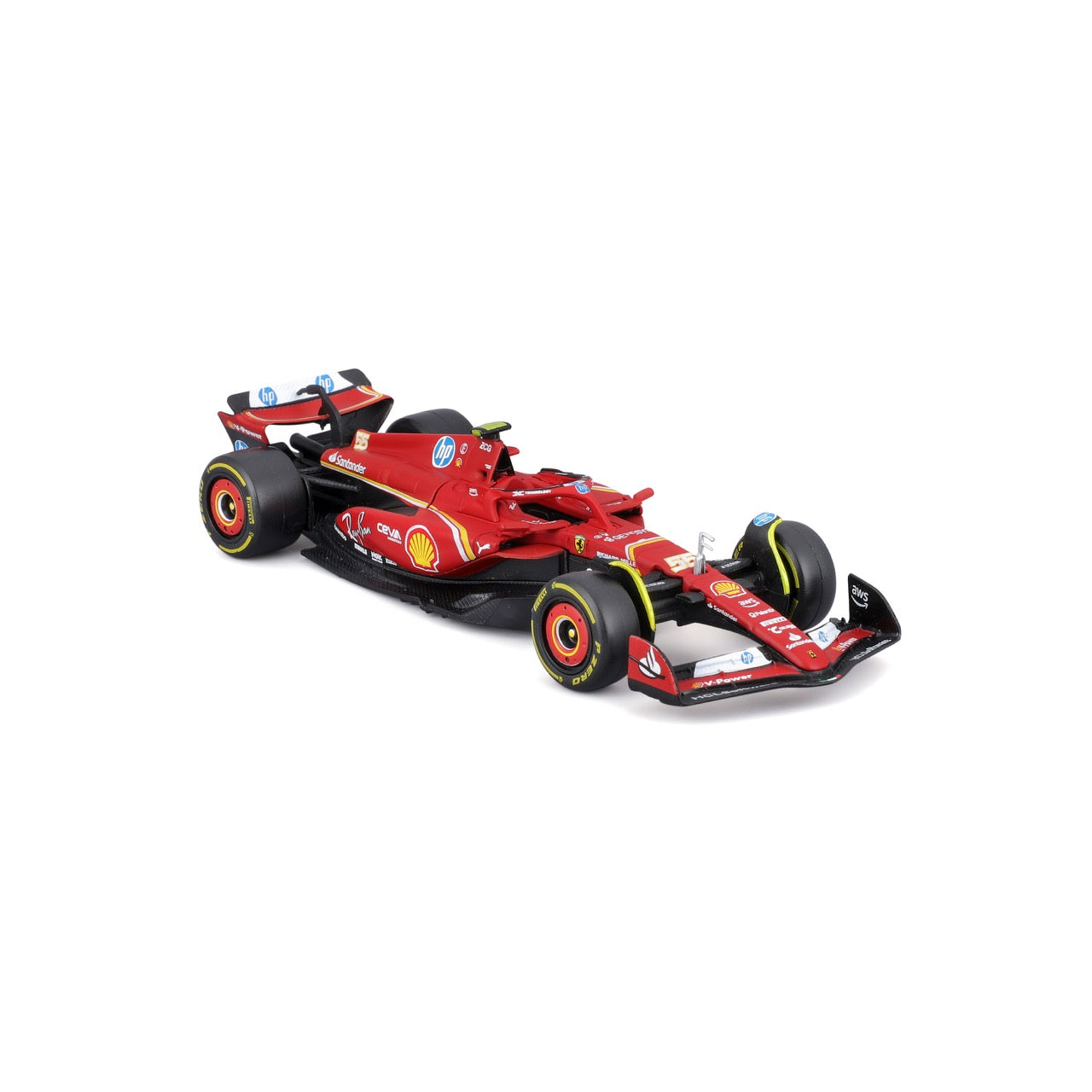 18-36844S Bburago Formula Racing F1  Ferrari SF-24 #55 Sainz - 1:43