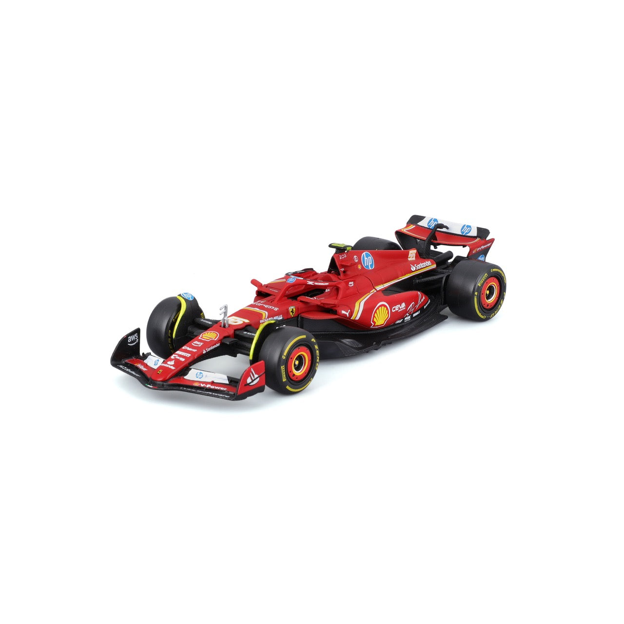 18-36844S Bburago Formula Racing F1  Ferrari SF-24 #55 Sainz - 1:43