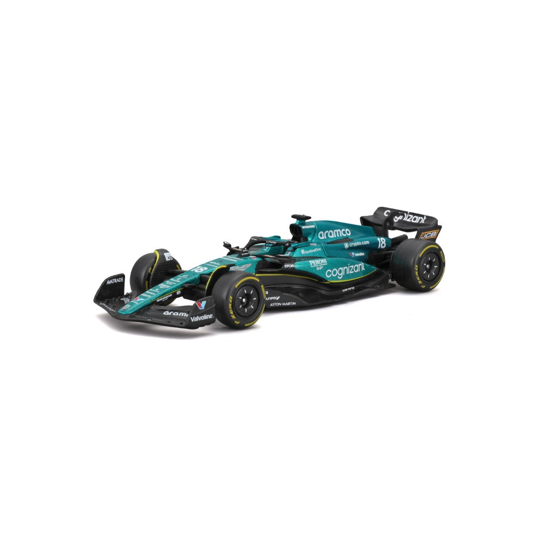 18-38190S Bburago Race F1 Aston Martin AMR23 #18  Stroll  1:43