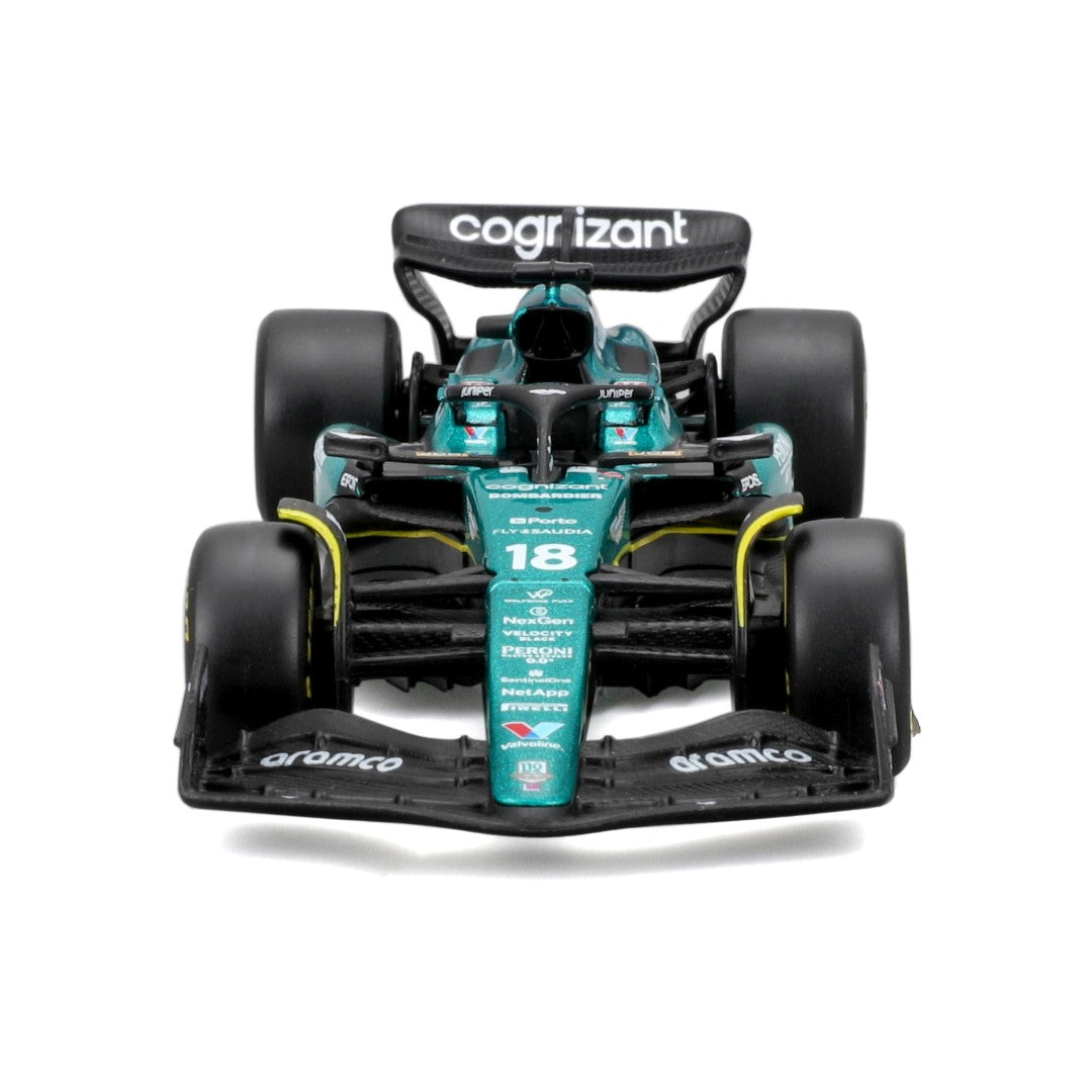 18-38190S Bburago Race F1 Aston Martin AMR23 #18  Stroll  1:43