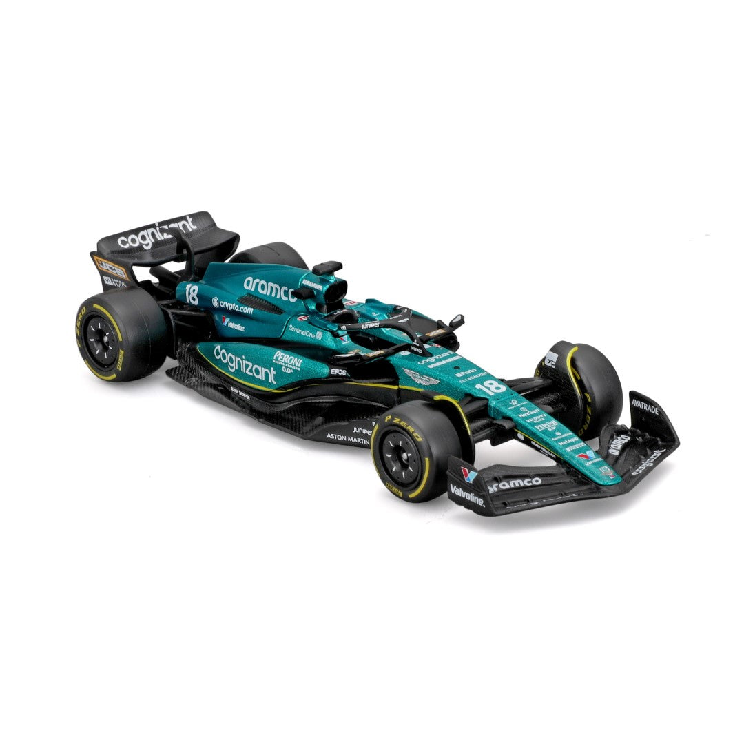 18-38190S Bburago Race F1 Aston Martin AMR23 #18  Stroll  1:43