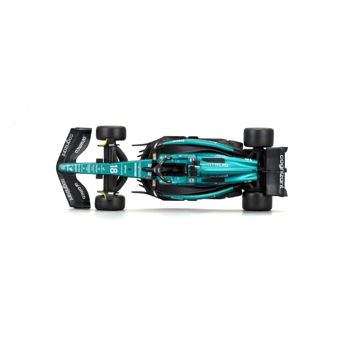18-38190S Bburago Race F1 Aston Martin AMR23 #18  Stroll  1:43