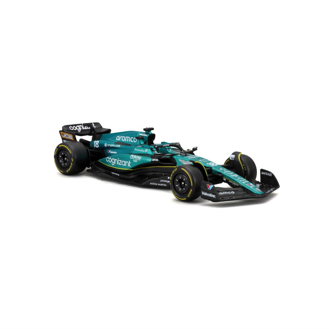 18-38190S Bburago Race F1 Aston Martin AMR23 #18  Stroll  1:43