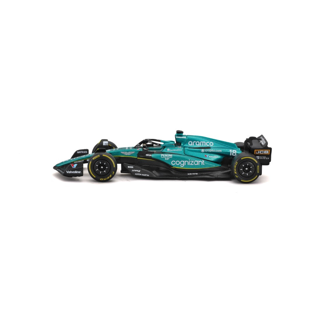 18-38190S Bburago Race F1 Aston Martin AMR23 #18  Stroll  1:43