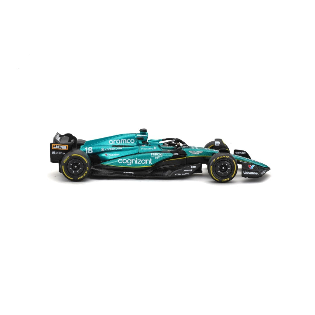 18-38190S Bburago Race F1 Aston Martin AMR23 #18  Stroll  1:43