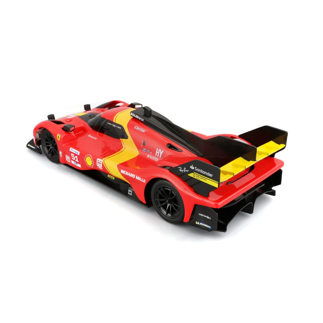 Bburago Maisto Tech Ferrari 499P LMH 2023 Le Mans Champion 1:16 radiocomando