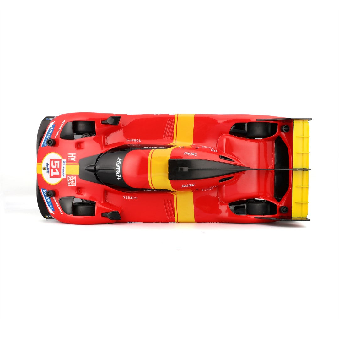 Bburago Maisto Tech Ferrari 499P LMH 2023 Le Mans Champion 1:16 radiocomando