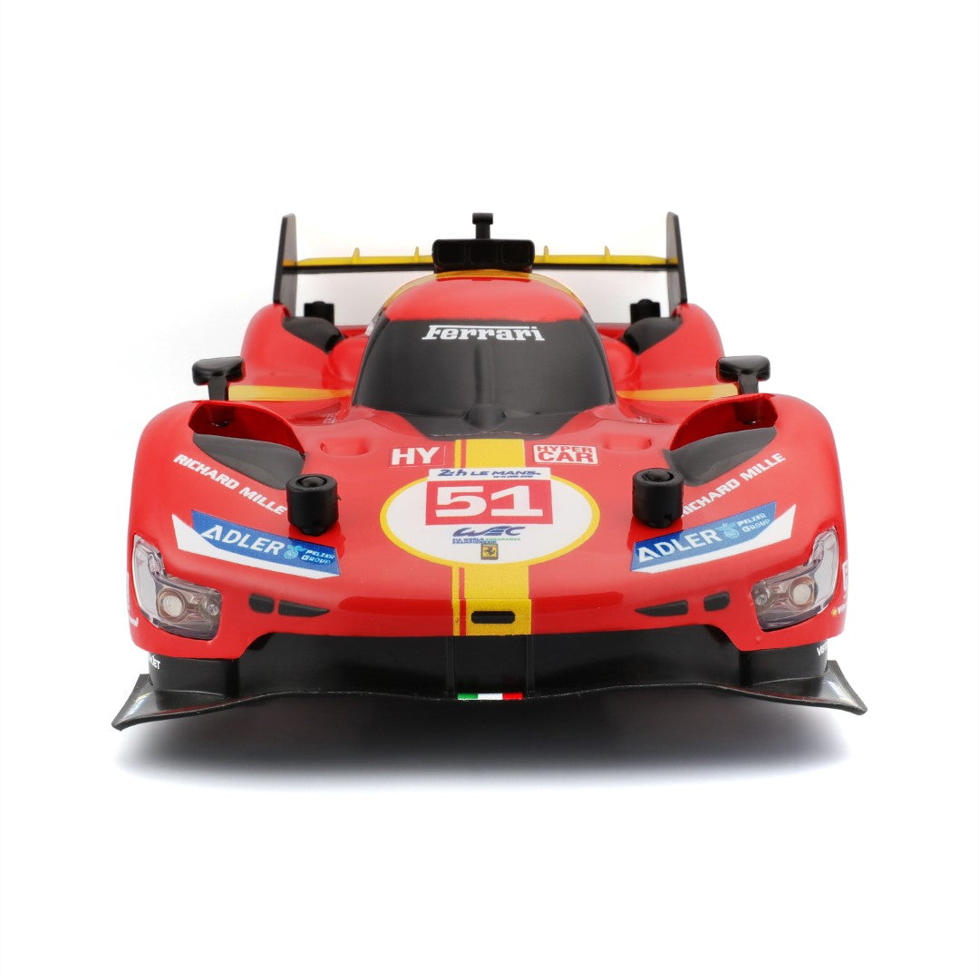 Bburago Maisto Tech Ferrari 499P LMH 2023 Le Mans Champion 1:16 radiocomando