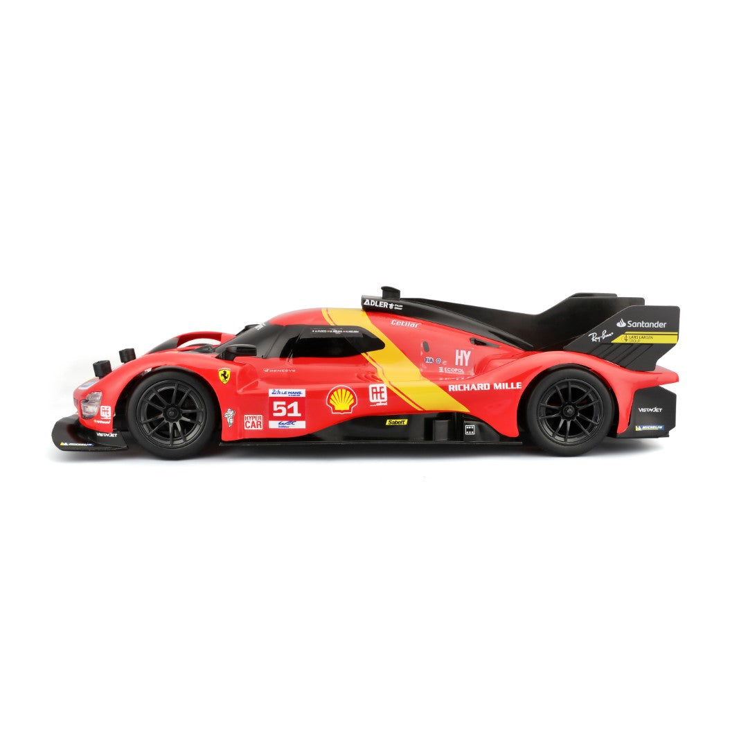Bburago Maisto Tech Ferrari 499P LMH 2023 Le Mans Champion 1:16 radiocomando