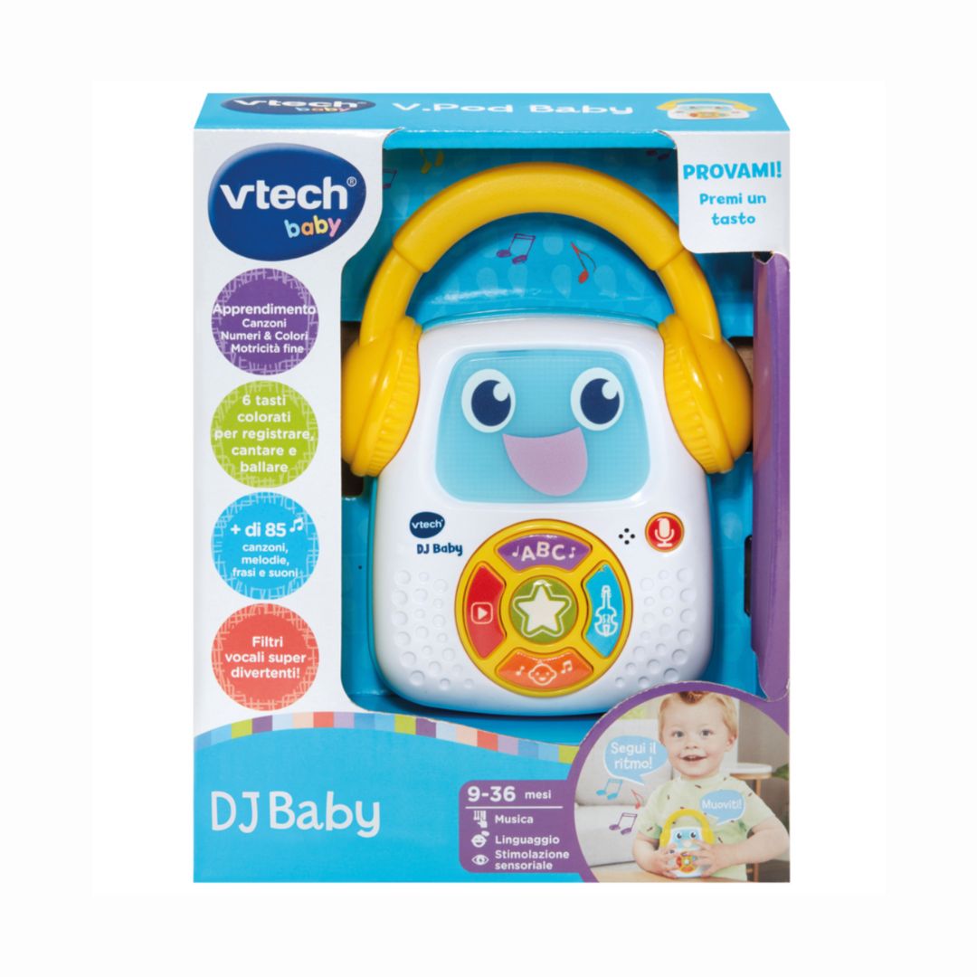 607807 VTech DJ Baby Robot Musicale Educativo Interattivo Gioco Prima Infanzia