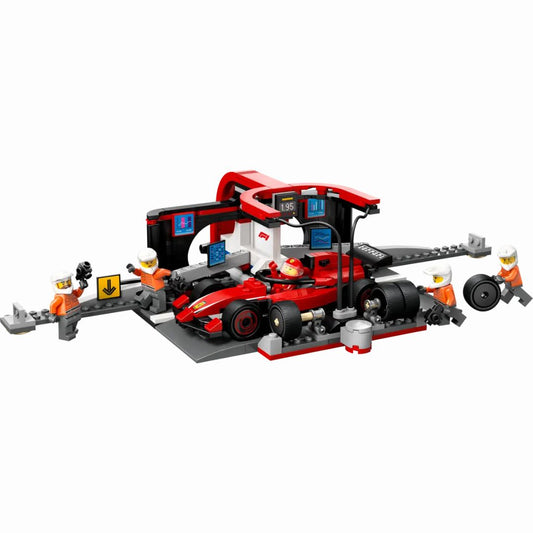 60443 LEGO City Formula 1 -  Pitstop e meccanici con monoposto Ferrari F1