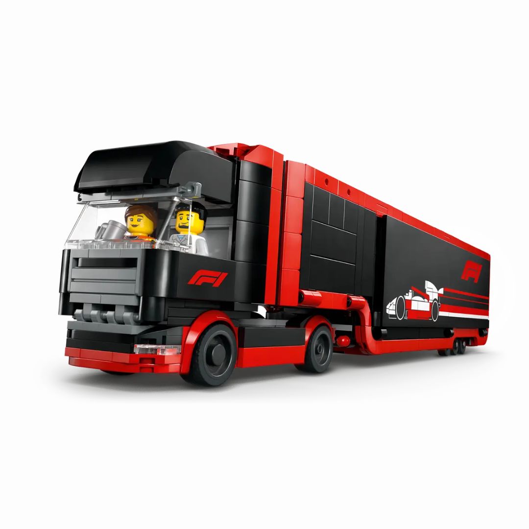 60445 LEGO City - Autotrasportatore F1 con monoposto RB20 e AMR24 F1