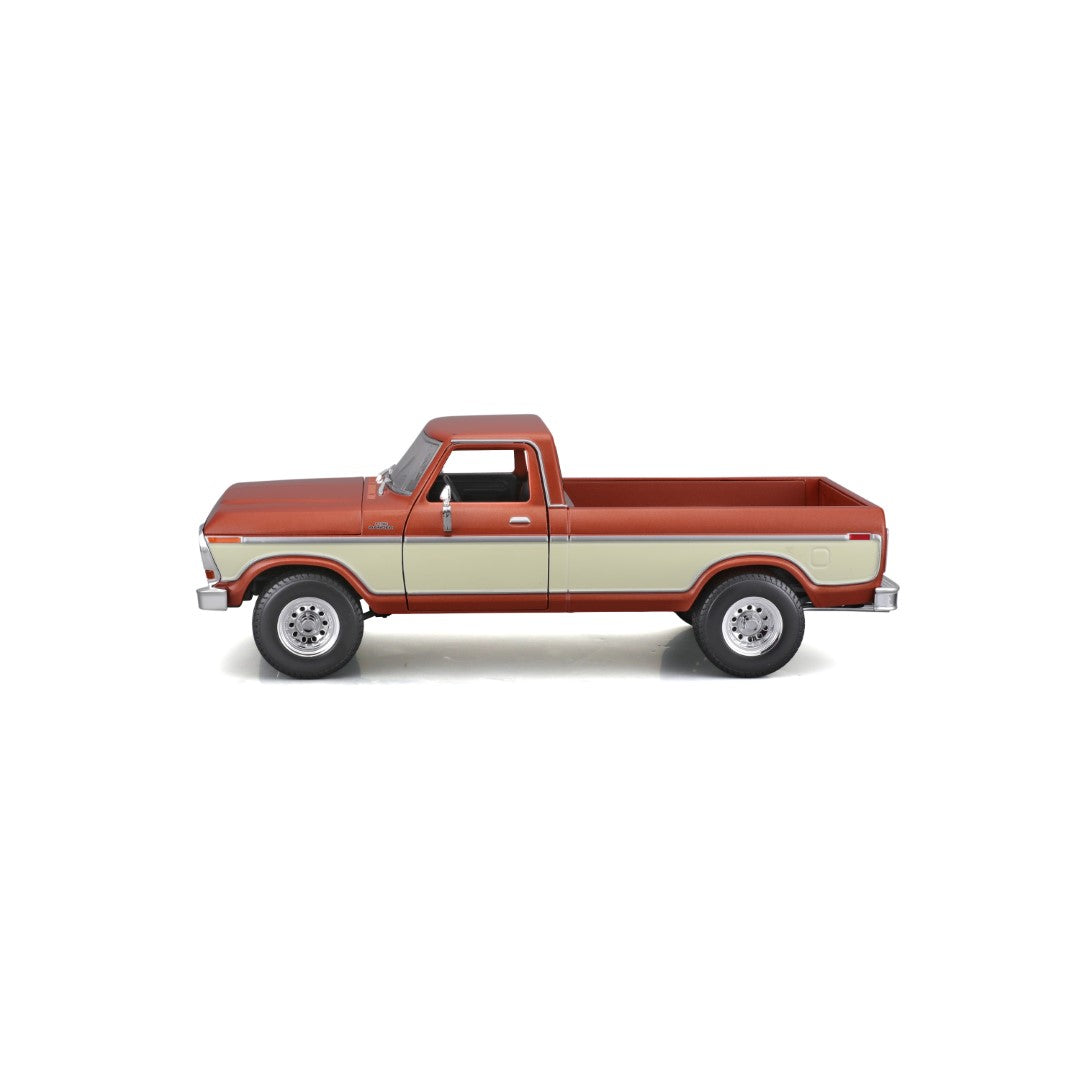 31462 BN Bburago Maisto - Ford F150 Pick-up (1979), marrone - 1:18
