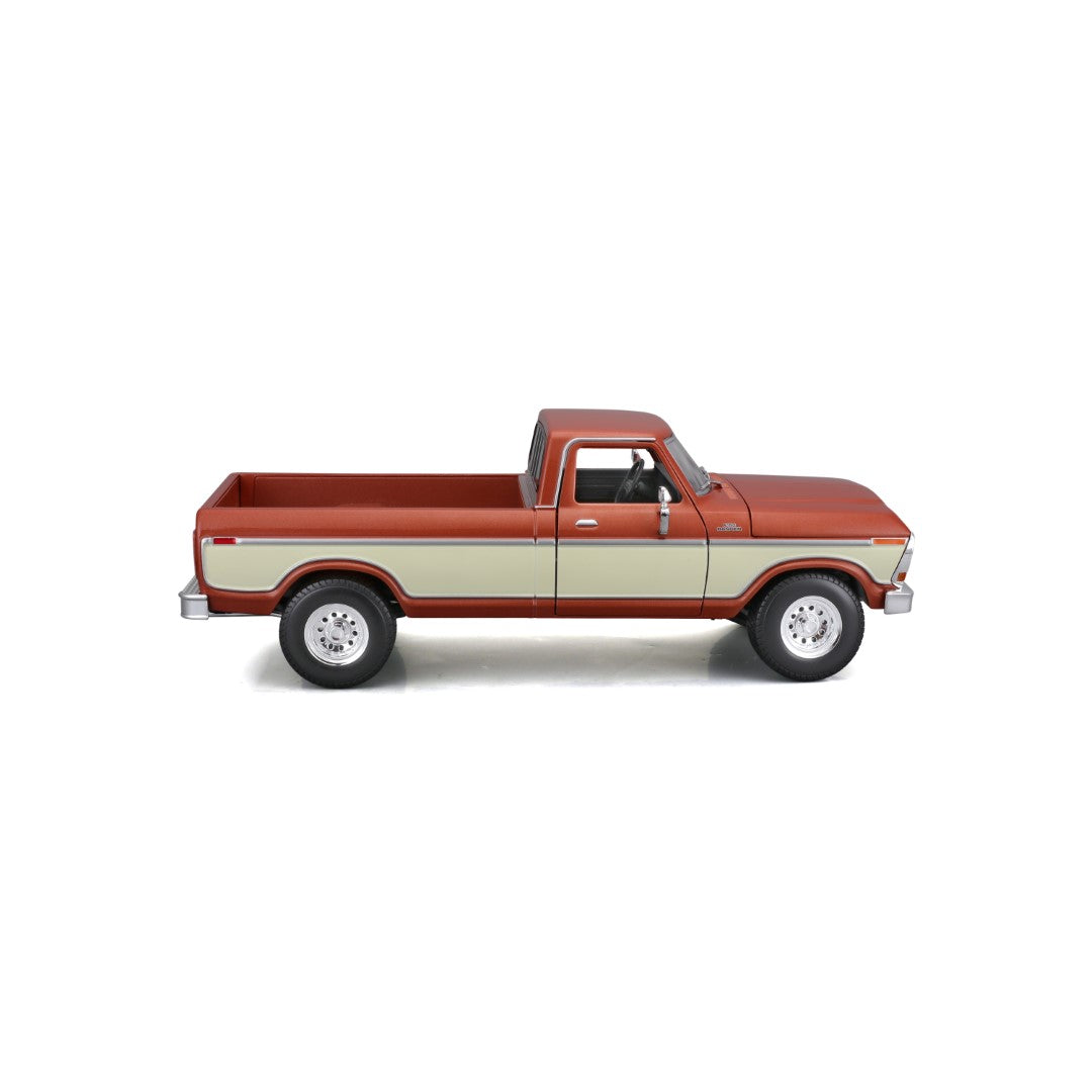 31462 BN Bburago Maisto - Ford F150 Pick-up (1979), marrone - 1:18