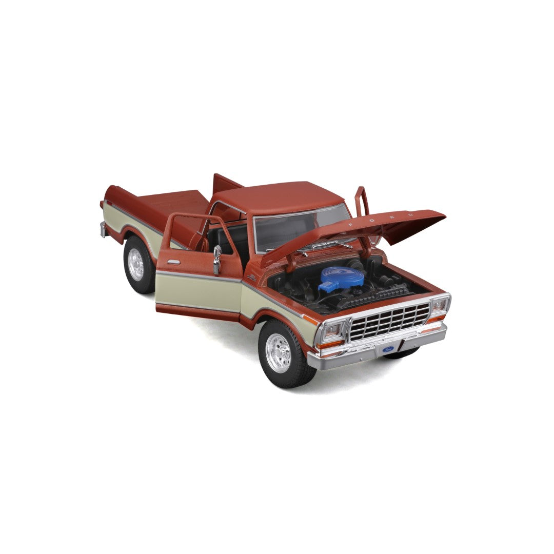 31462 BN Bburago Maisto - Ford F150 Pick-up (1979), marrone - 1:18