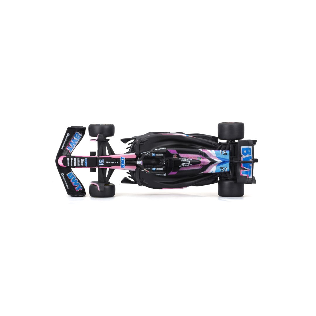 18-38219O Bburago Race F1  BWT Alpine A524  #31 Ocon - Scala 1:43