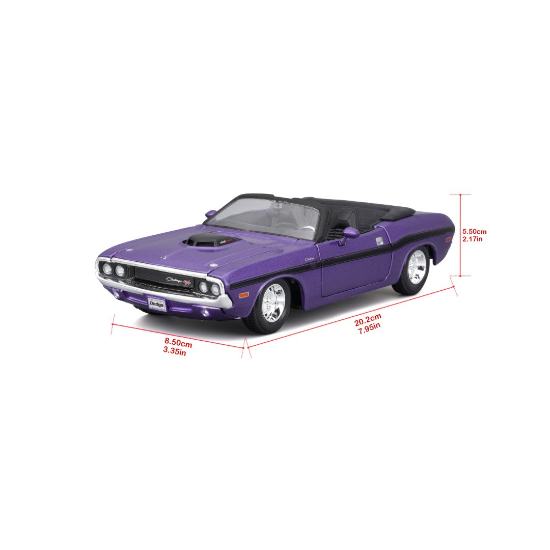 31264 Bburago Maisto - Dodge Challenger R/T Convertible (1970) - 1:24