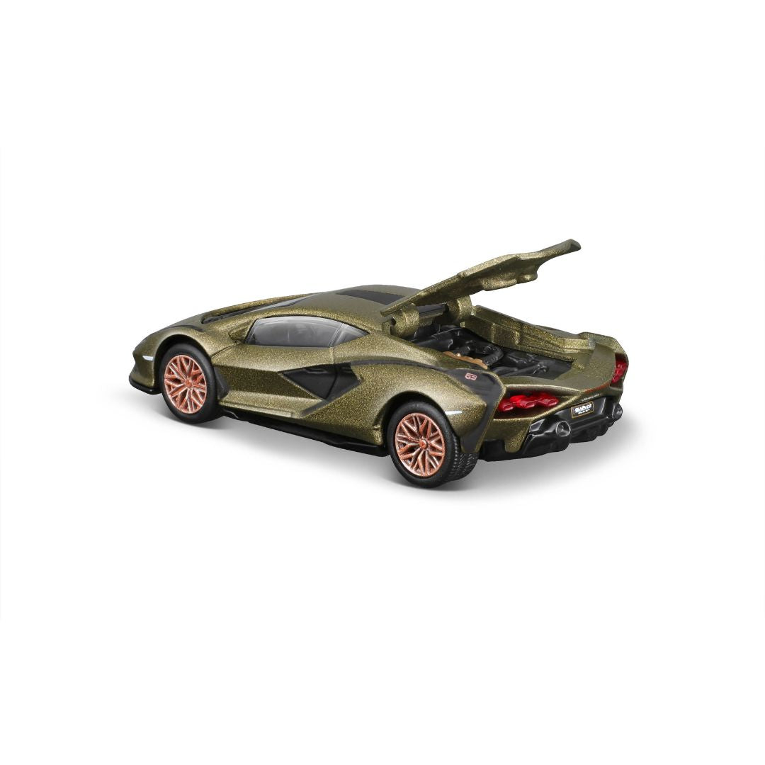 15706 Bburago Maisto - Speed Icon: Lamborghini Sian FKP 37, verde - Scala 1:64