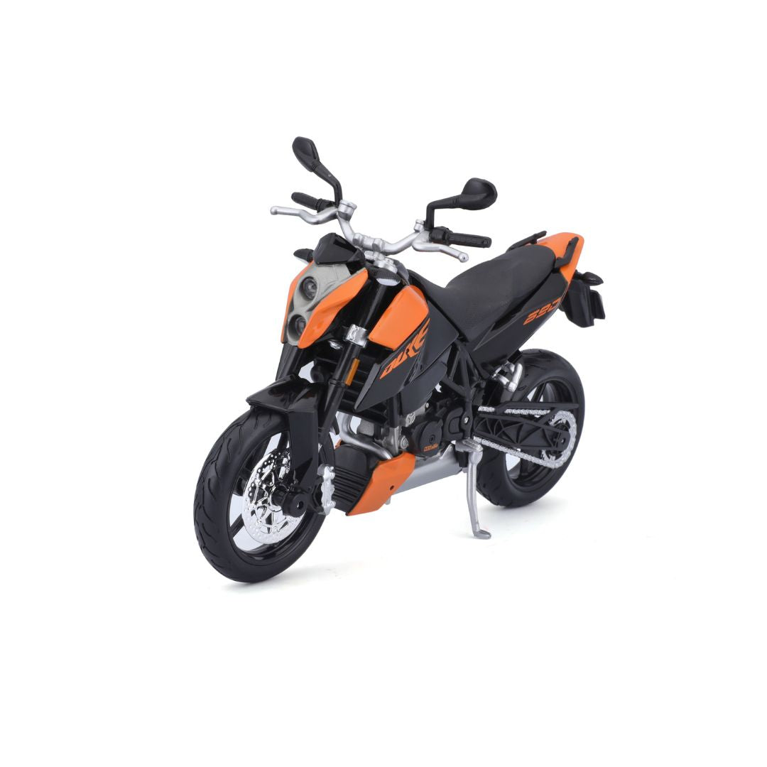 31101 20-09265 Bburago Maisto - KTM 690 Duke, arancione e nero - Scala 1:12