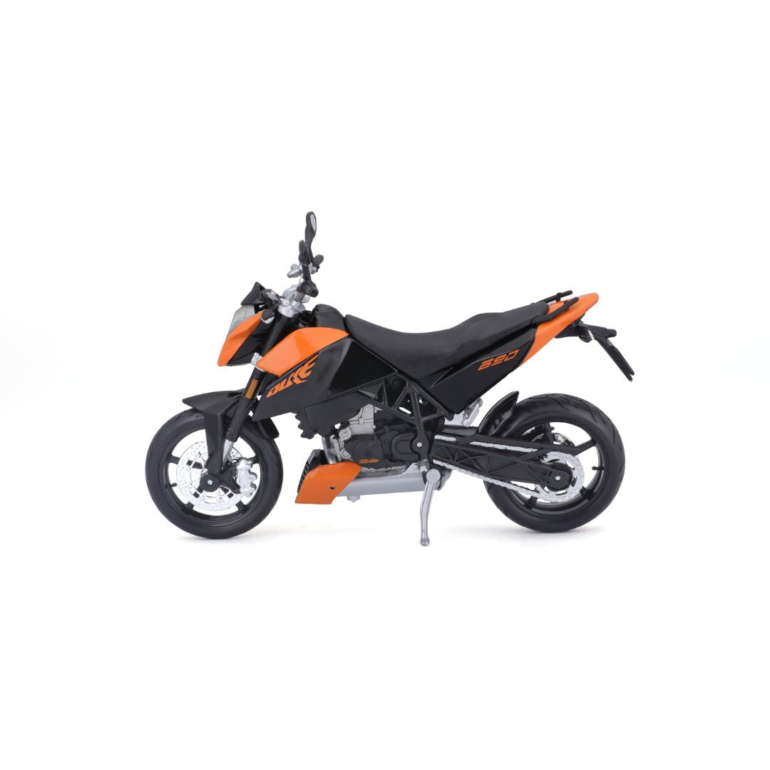 31101 20-09265 Bburago Maisto - KTM 690 Duke, arancione e nero - Scala 1:12