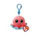T35255 Ty - Beanie Boos Clips - Peluche portachiavi Polipo - Sheldon