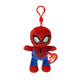 T34010 Ty - Marvel - Portachiavi peluche Spider-man
