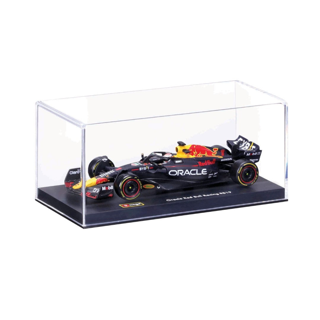 18-38083 Bburago Race F1  Red Bull Racing RB19 #1 Verstappen, con casco - 1:43