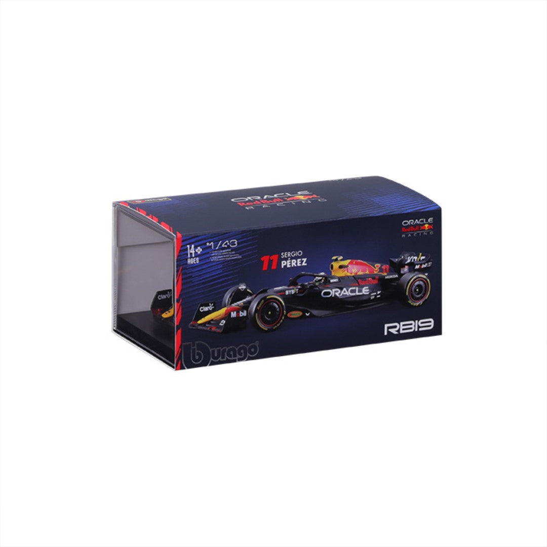 18-38083 Bburago Race F1  Red Bull Racing RB19 #11 Perez, con casco - 1:43