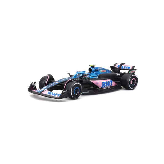 18-38073 Bburago Race - BWT Alpine F1 Team A523 #10 Gasly, con casco - 1:43