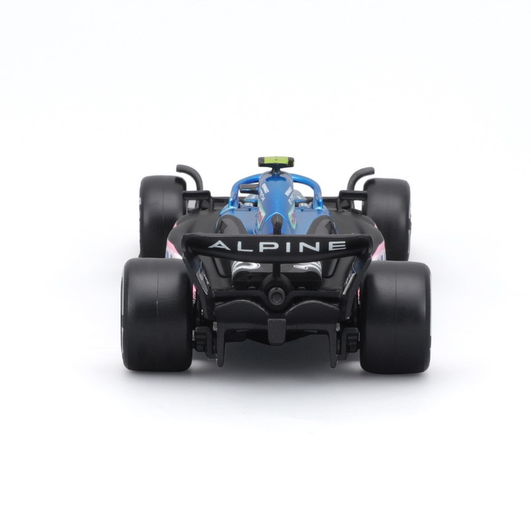 18-38073 Bburago Race - BWT Alpine F1 Team A523 #10 Gasly, con casco - 1:43