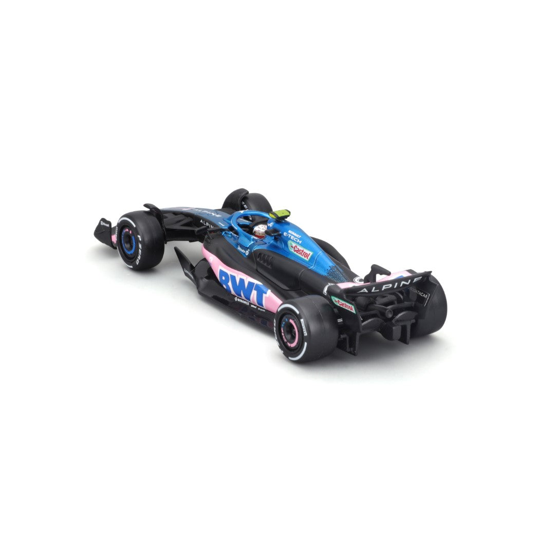 18-38073 Bburago Race - BWT Alpine F1 Team A523 #10 Gasly, con casco - 1:43