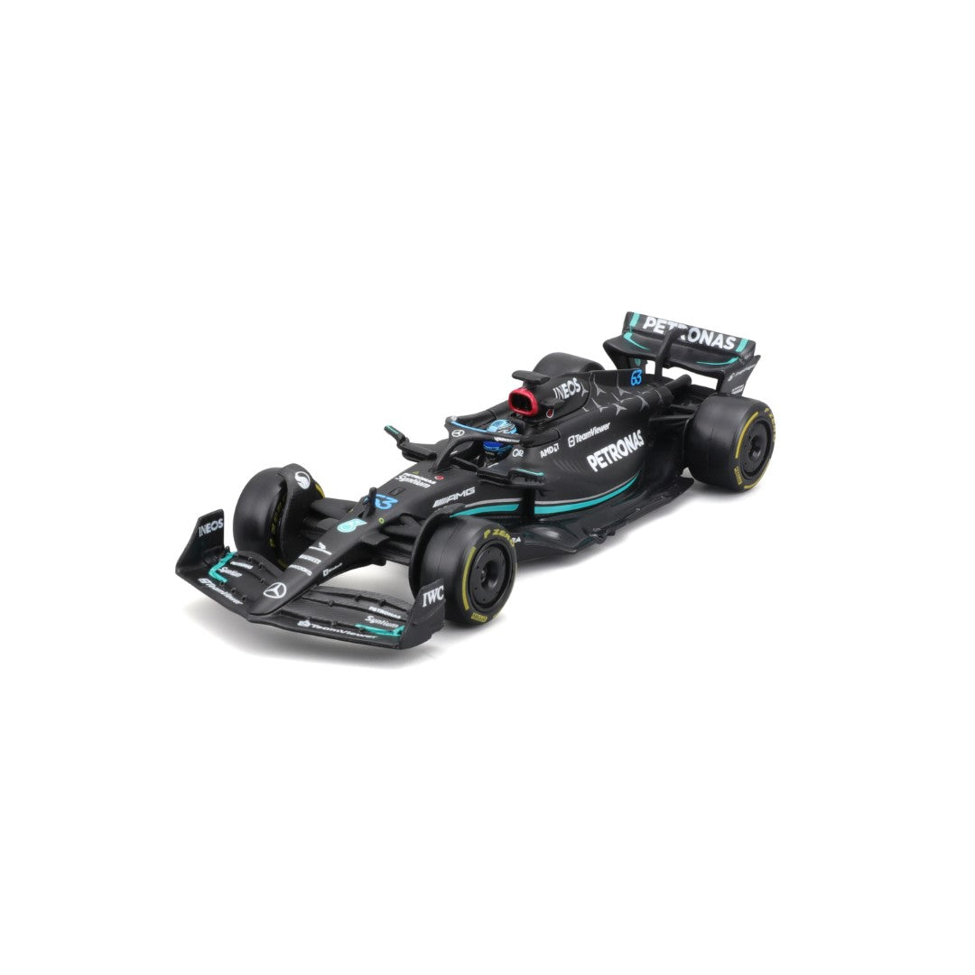 18-38081 Bburago Race -Mercedes AMG F1 W14 E Performance #63 Russell, con casco