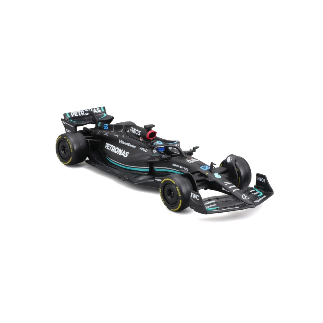 18-38081 Bburago Race -Mercedes AMG F1 W14 E Performance #63 Russell, con casco