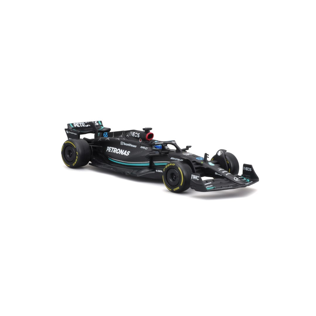 18-38081 Bburago Race -Mercedes AMG F1 W14 E Performance #63 Russell, con casco