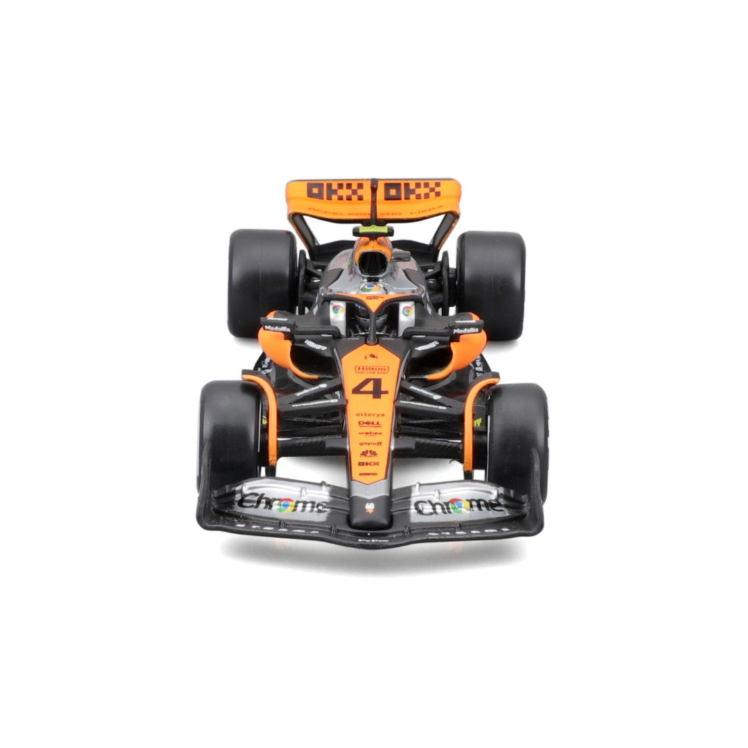 18-38088 Bburago Race - McLaren F1 Team MCL60 #4 Norris, con casco - Scala 1:43
