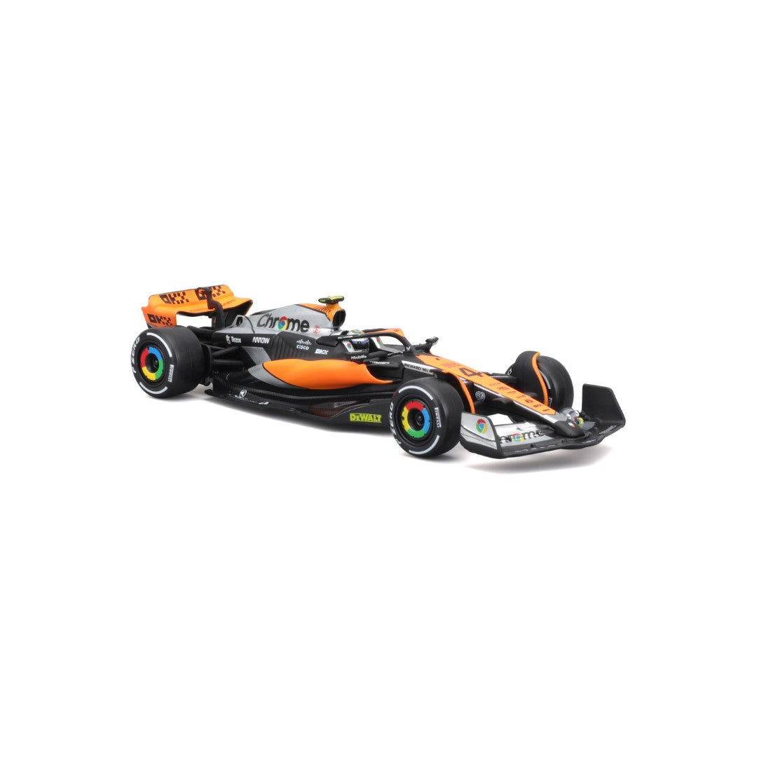 18-38088 Bburago Race - McLaren F1 Team MCL60 #4 Norris, con casco - Scala 1:43