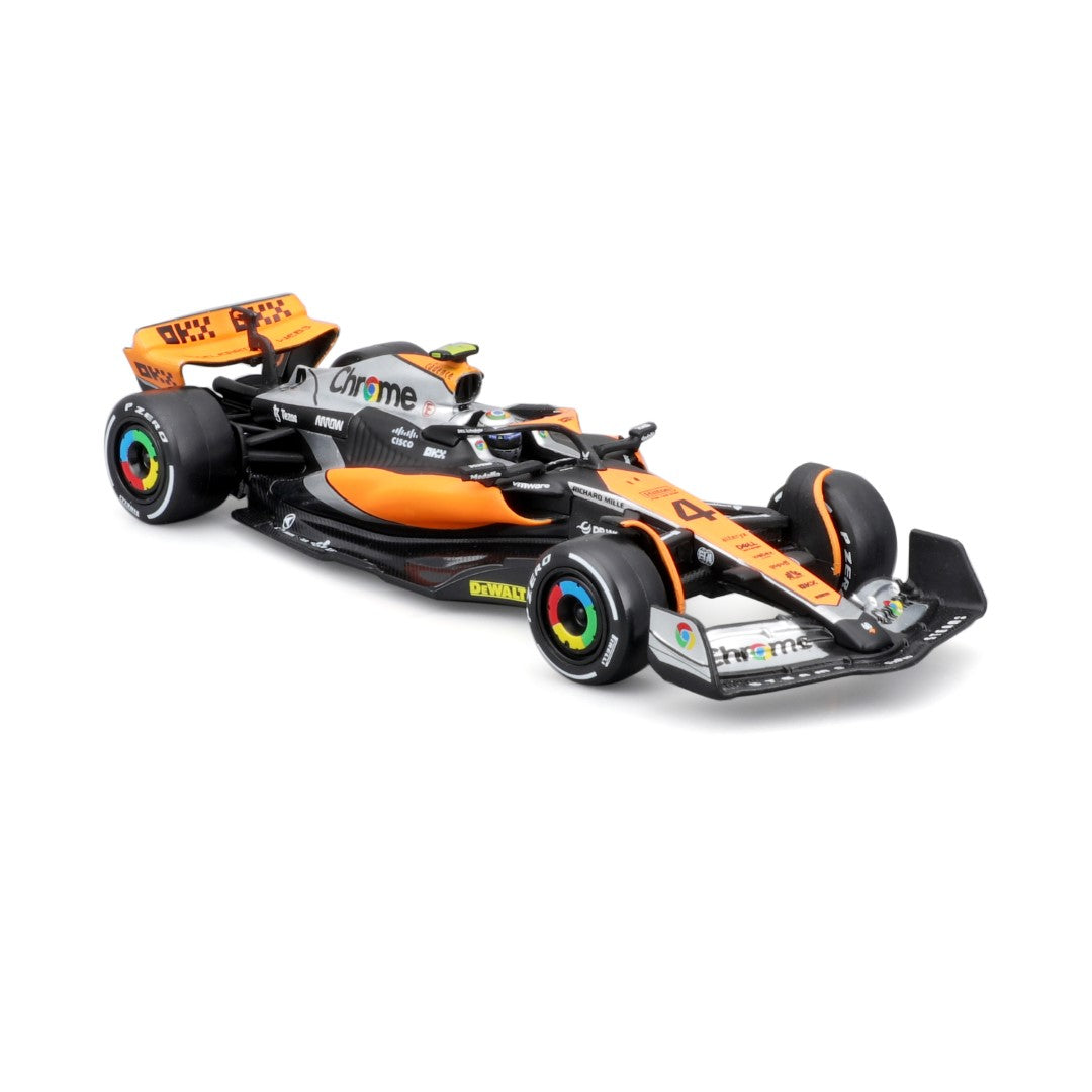 18-38088 Bburago Race - McLaren F1 Team MCL60 #4 Norris, con casco - Scala 1:43
