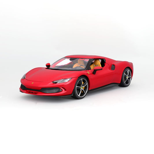 18-16018 Bburago Ferrari Race&Play - Ferrari 296 GTB, rossa - Scala 1:18