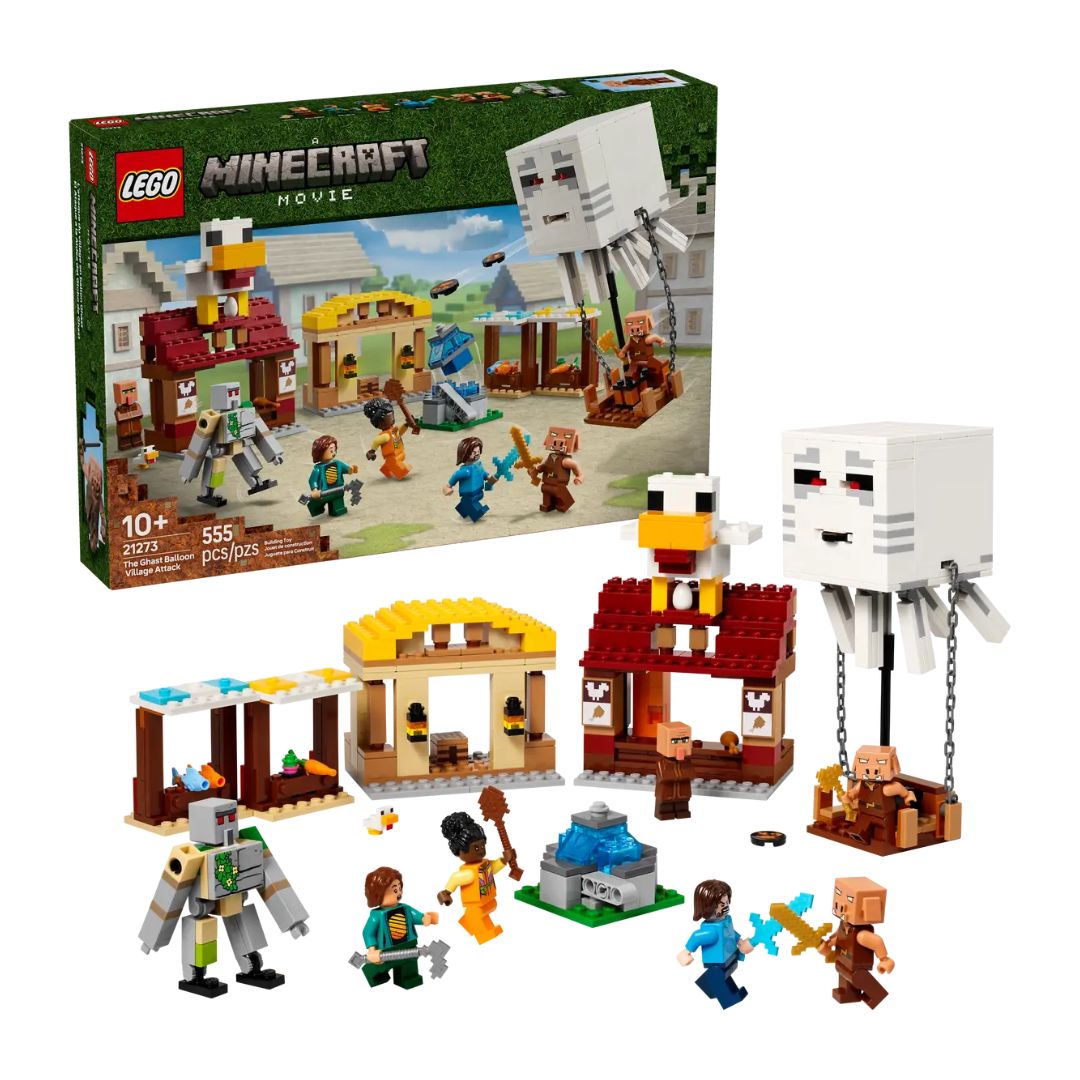 21273 LEGO Minecraft - Attacco al villaggio del Ghast-pallone