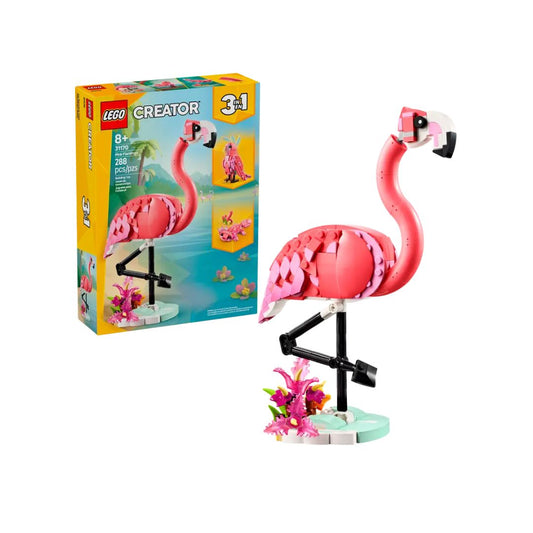 31170 LEGO Creator 3-in-1 - Animali selvatici: fenicottero rosa