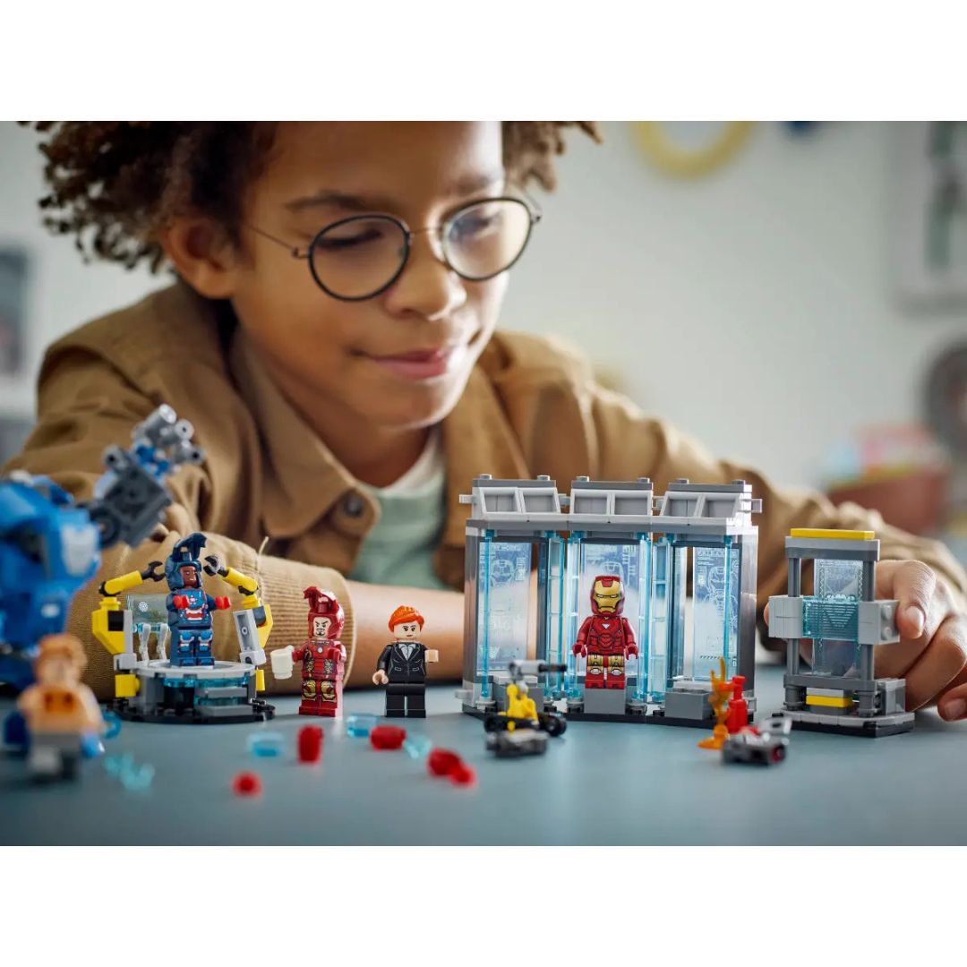 76315 LEGO Marvel - Laboratorio di Iron Man: Sala delle armature
