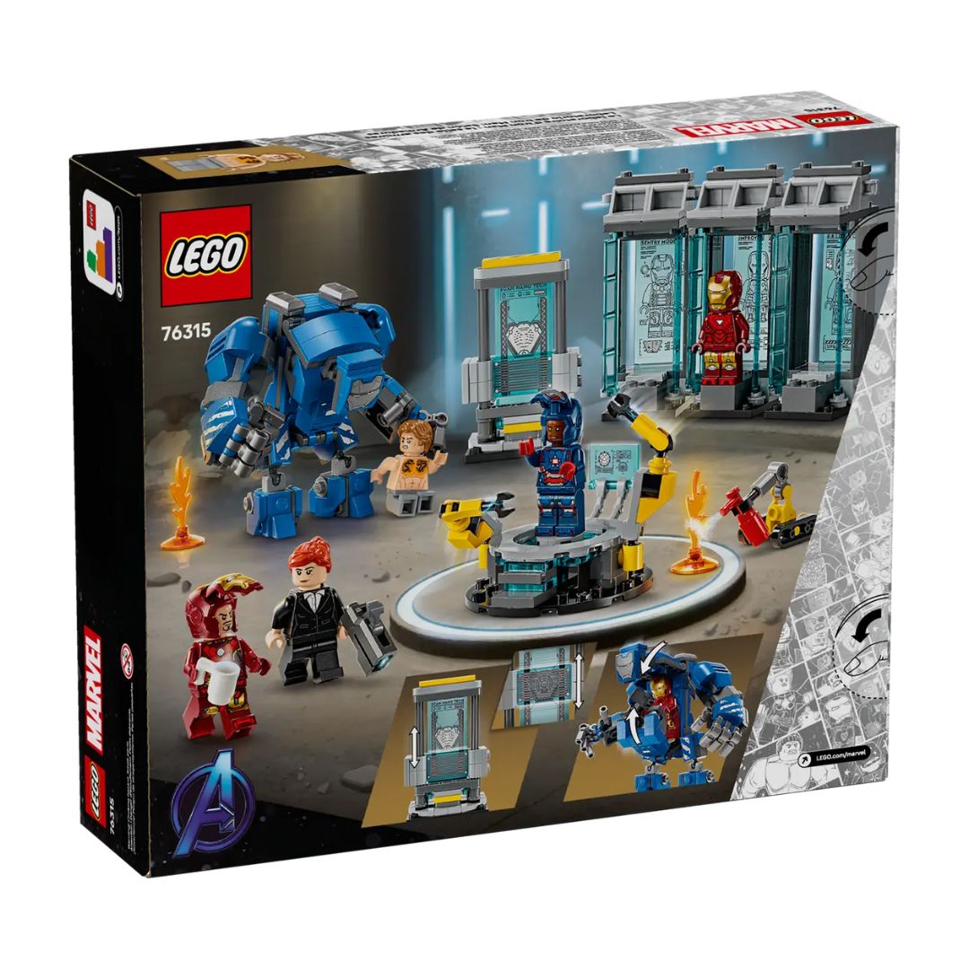 76315 LEGO Marvel - Laboratorio di Iron Man: Sala delle armature
