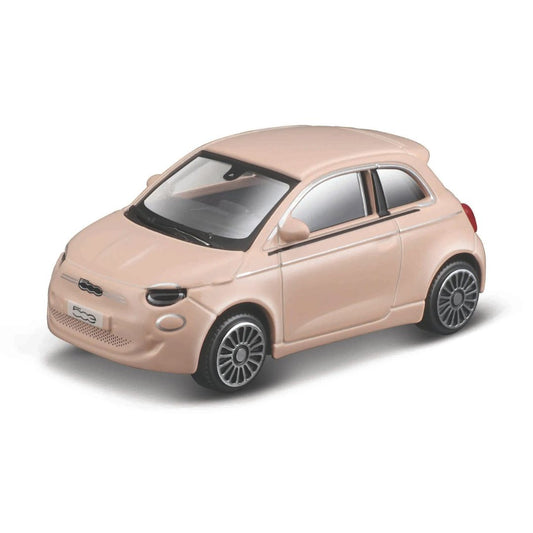 18-30456 Bburago Street Fire - Fiat 500e, rosa (2021) - Scala 1:43