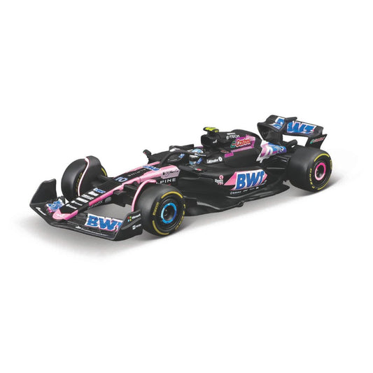 18-38220G Bburago F1 Alpine A524 #10 (Gasly), con casco - Scala 1:43
