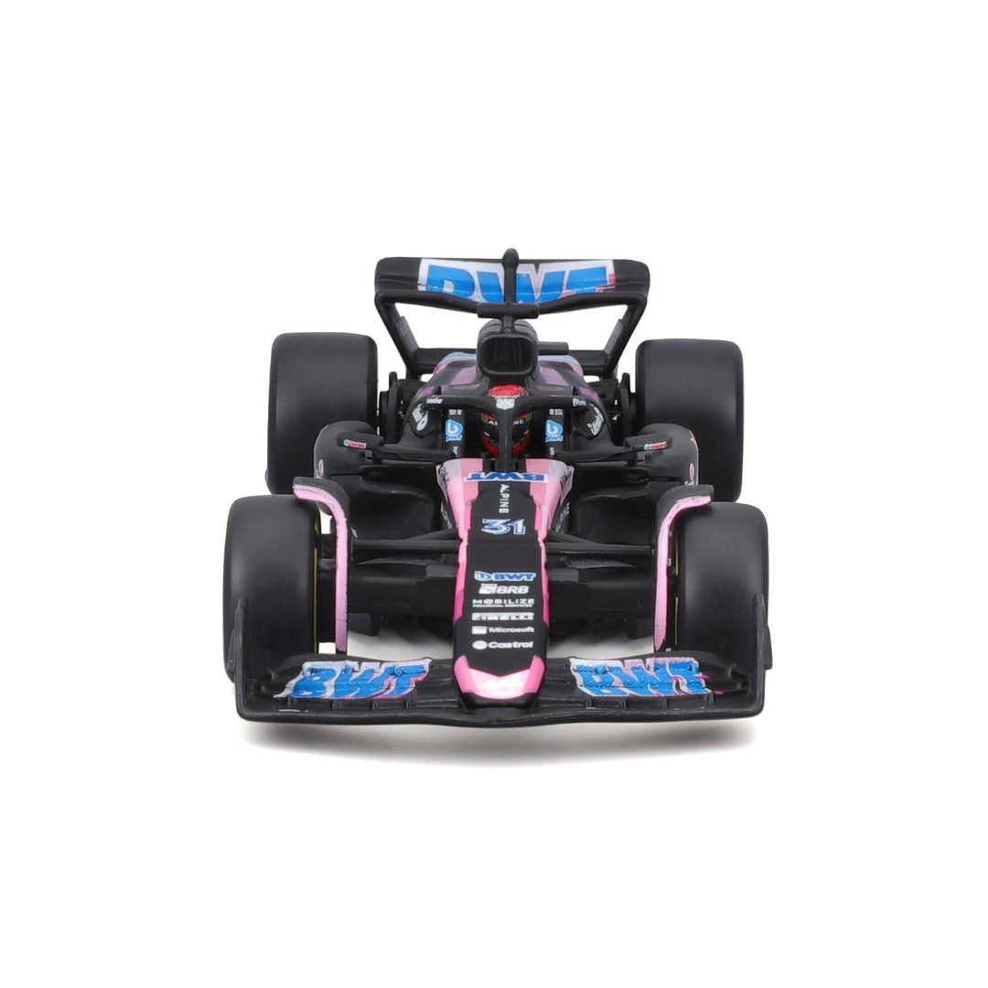 18-38220O Bburago F1 Alpine A524 #31 Ocon con casco - Scala 1:43