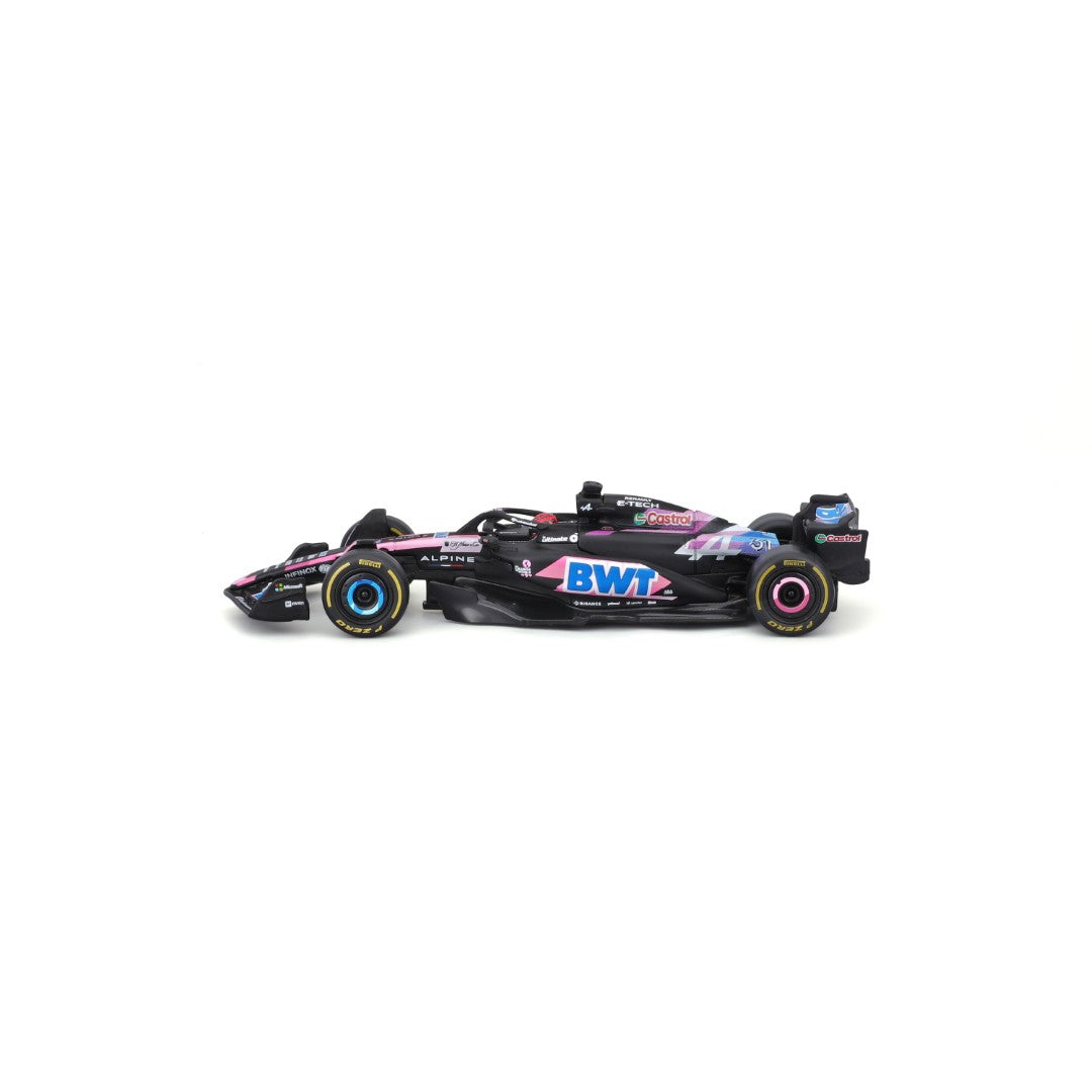 18-38220O Bburago F1 Alpine A524 #31 Ocon con casco - Scala 1:43